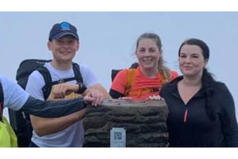 Colne Valley Chiropody and Podiatry hike the Three Peaks to raise vital funds for The Kirkwood