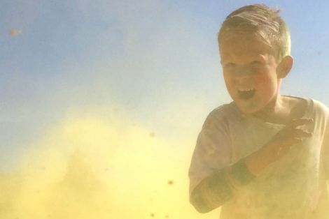 Community shines bright at Hospice’s Colour Rush