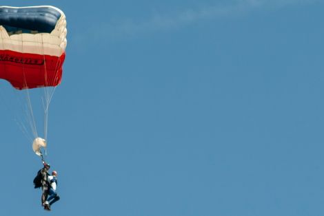 Skydivers reach new heights and help to raise an awe inspiring £9,490!